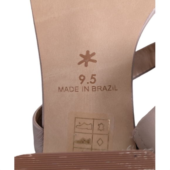 Splendid Keeva Square Toe Leather Sandals Size 9.5 | NEW Blush Pink /Nude - Picture 8 of 13